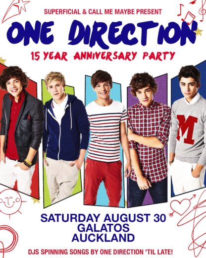 One Direction 15th Anniversary Party