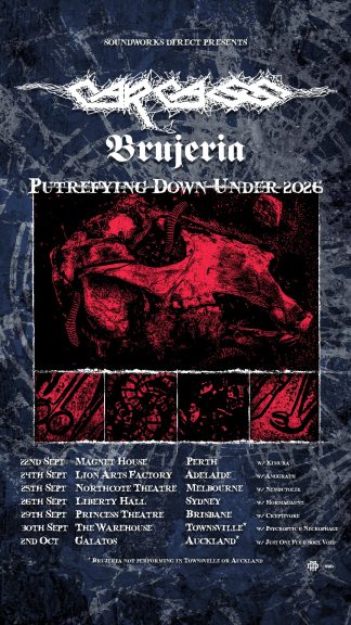CARCASS 'Putrefying down Under'